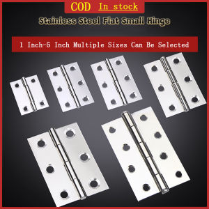 (PER BOX) Stainless Steel Door Hinge Bisagra Folding Butt Hinges Mini Small Hinges (20pcs) With Screws