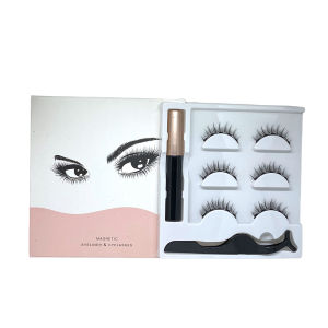 ⭐SUPERMALL⭐ BULU MATA PALSU NATURAL MAGNET EYELASH EXTENSION 3D PAKETAN SET TEBAL 3 PASANG A157