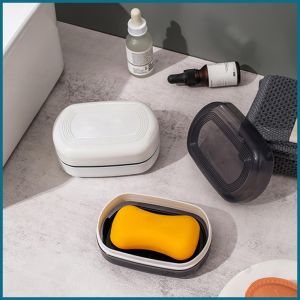 Travel Portable Soap Case With Cover Easy to Clean Soap Container Box Soap Holder with Strong Sealing
