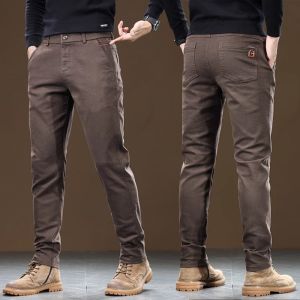 (28-38) Mens Plus Size Casual Trousers. Belt Loops Pants. Durable Trousers【3-colour】