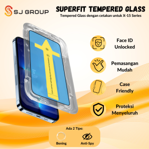 Tempered Glass SuperFit X 11 12 13 14 15 Pro ProMax Series Bening Antispy Privacy
