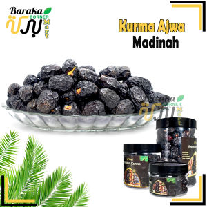 Kurma Ajwa AA Large Madinah | Ajwa Dates Premium 150g/250g/500g/1kg