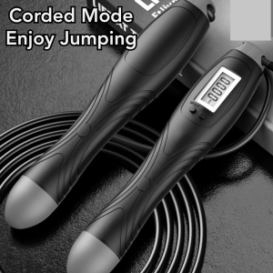 Digital Jump Rope Counting Calorie Fitness Sport Weight-bearing Skipping Ropes Workout Excercise Tool Tali Lompat Hitung Kiraan Calori Digital untuk Latihan Kecergasan Berat Badan