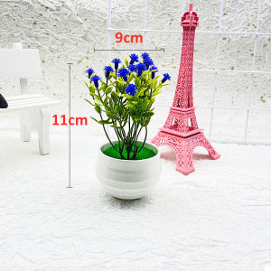 Simulation Potted Plant Mini Artificial Simulation Fake Flower Potted Plant Plastic Potted