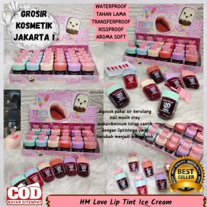 COD/Best Seller Hold Morning Love Lip Tint Ice Cream / Liptint Ice Cream / Lip tin Ice Cream / Liptin Love Ice Cream / GROSIR KOSMETIK JAKARTA 1