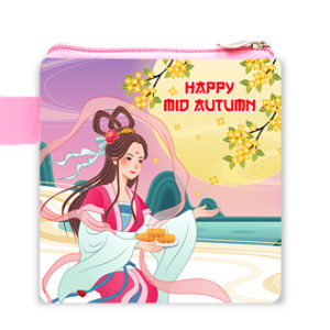 Mini Wallet Mid Autumn Festival Mooncake Dompet Panjang Souvenir Tas Selempang Pouch Sling Bag
