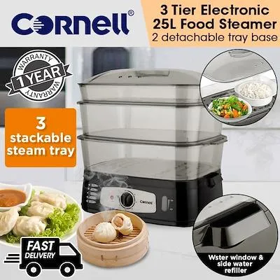 Cornell 2 Tier Daily Food Steamer 10L Capacity - CS-201 - Online at Best  Price in Singapore only on