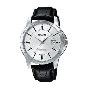 CASIO ORIGINAL - CASIO MTP-V004L-7A - MEN - Hitam - Kulit - Jam dunia JD17ST # Jam Tangan Pria Cowok Anti Air Digital Analog + CASIO MTP V004L 7A MTP-V004L V 004 L MTPV004 MTP-V004 MTPV004L MTP-004 V004 $ WR0 STK SD7 HT7