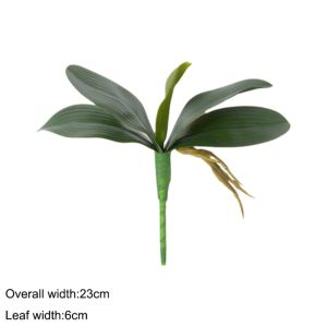 CANICE Green Artificial Plant Real Touch Plastic Real Touch Orchid Simulation Plant Decorative Plant Decorative