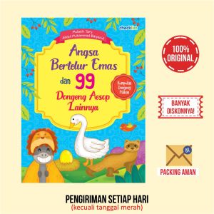 Buku Cerita Angsa Bertelur Emas dan 99 Dongeng Aesop Lainnya