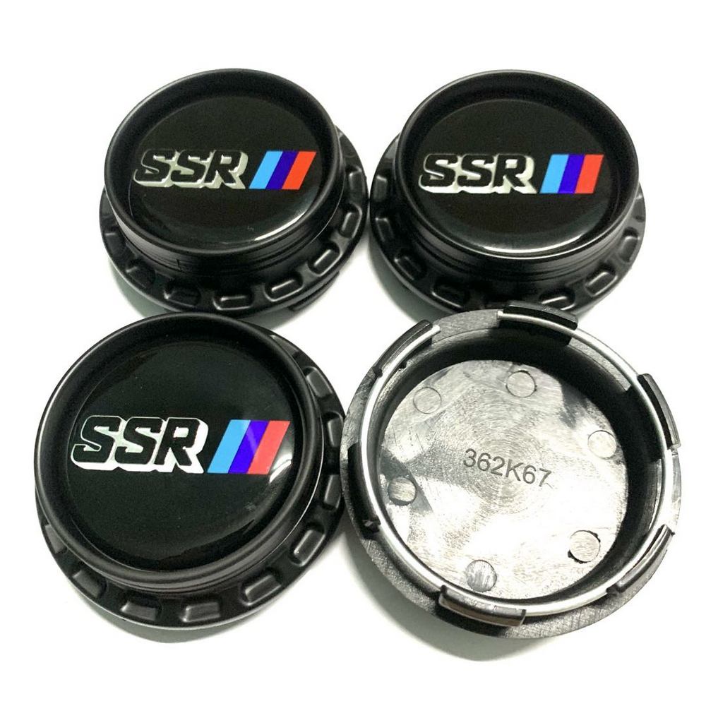 4X 67mm SSR Radnabenabdeckungen Radkappen