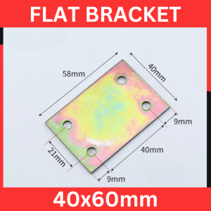 Flat Iron Connector furniture connector iron plate bracket metal connector plate flat connector Hardware Tools