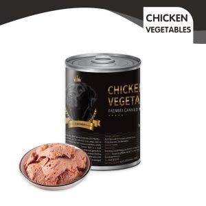 375g Wet Dog Food In Can Pure Natural Organic Beef Nugget Chicken Nugget Gravy Puppy Canned Food