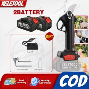 Electric pruning shears with extension rods ratchet cutters electric pruning shears with extension rods