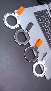 Giá đỡ nhẫn điện thoại di động KutumyQC từ tính Tương thích với 12 13 14 15 Series MagSafe Điện thoại di động có thể tháo rời Chân đế