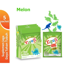 Egoji Chewy Gummy 1 Box isi 5 Sachet | Suplemen Jaga Daya Tahan Tubuh