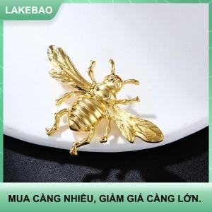 【LAKEBAO】 Hợp kim Retro Bee Trâm pins đối với phụ nữ quần áo cổ áo bên trang sức phụ kiện