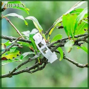 ZHUYUN 100pcs bảo đảm thực vật nhựa Clip nâng cấp hỗ trợ thực vật Clip vườn clip cho leo cây hỗ trợ Clip nhà máy sửa chữa Clip