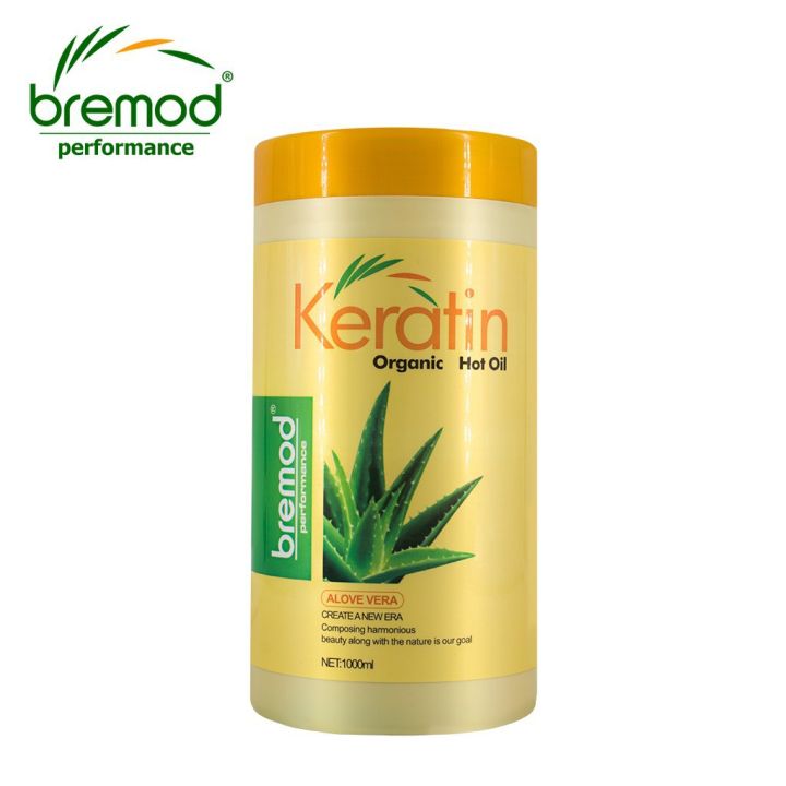 *freya.* BREMOD KERATIN HOT OIL Organic Aloe Vera 1000ml Lazada PH