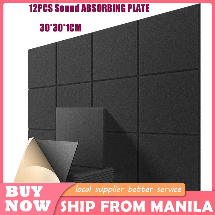 12PCS 30*30*1cm Acoustic Foam Panels-Sound Proof Foam Panels,Fireproof ...