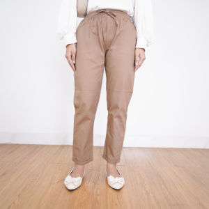 Baggy Pants Boyfriend Celana Kerja Wanita Kekinian Model Terbaru Bahan Katun Stretch