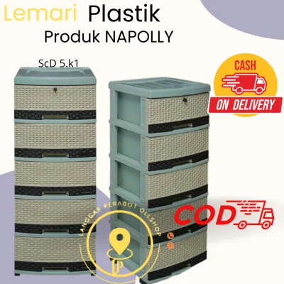 lemari asti NAPOLLY SCD LEMARI 4 SUSUN PLASTIK