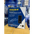 กุญแจดิจิตอล Rim Lock SOLEX Digtial DOOR LOCK PCK6014 สำหรับบานสวิง ระบบ กุญแจ รหัส คีย์การ์ด ใสแทนรูเดิมได้. 