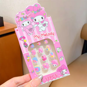 Sticker Kuku Anak Perempuan karakter kuromi melody cinnamon NAIL