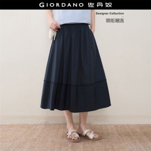 GIORDANO Women Skirt Pleated Stitched Skirt Casual Stylish Trendy Elegant Comfortable Fashion Classic Modern 18466510