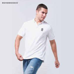 Bombboogie Kaos Polo Pria Riskgoner Offwhite 12E29B4OW