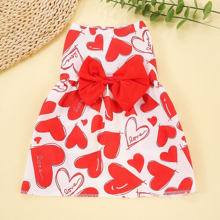 VIVIDI%20Bow%20Lace%20Spring%20Dog%20Princess%20Dress%20Breathable%20Heart%20Patten%20Medium/Small%20Pet%20Skirts%20Cute%20Comfortable%20Dog%E2%80%98s%20Summer%20Dress%20For%20Puppy%20Poodle%20Chihuahua%20Etc%20-%20Image%209