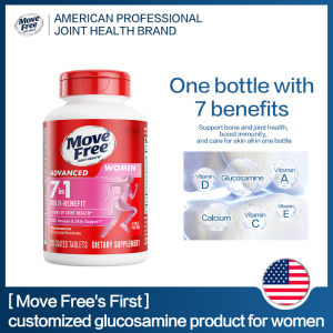 [NEW LAUNCH] Move Frees 7-in-1 First Customized Multi-Benefit Glucosamine for Women 120ct Plus Immune & Skin Support (EXP:03 2026)