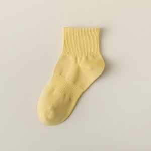 ถุงเท้าผ้าฝ้ายแท้ ละเอียดอ่อนและนุ่มนวล แฟชั่น ถุงเท้าผู้หญิง เป็นมิตรกับผิว ระบายอากาศได้