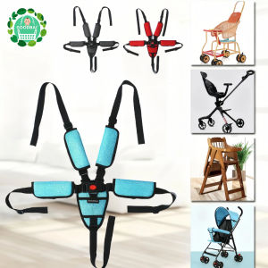 Five-point Baby Seat Belt Stroller Accessories Chair Harness Fixed Belt Adjustable Safety Belt