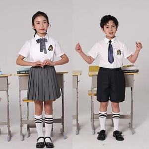 Tie School Uniform Suit Primary and Secondary School Students Chorus Graduation Clothing British Style School Uniform Business Attire Recitation Performance Clothing