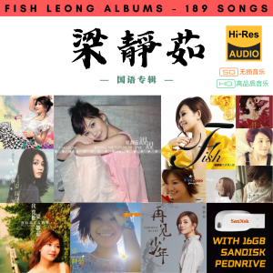 [189首] USB Pendrive Music 音乐USB 梁静茹国语专辑 mp3 超高音质 16gb 流畅播放 Fish Leong Songs 车载音乐