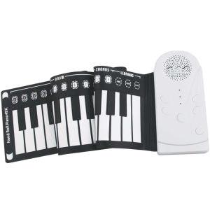 LZD  Spot Goods 49 Key Hand Roll Piano 16 Portable Folding Storage Silicone Hand-Rolled Organ Early Education Practice Piano