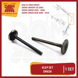 Klep Set Smash Set Isi 2 (KNZ) Valve Set In Out Ex Payung Klep Suzuki Shogun 125 Smash New