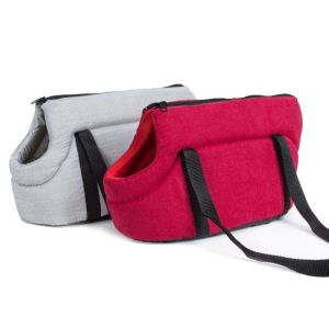 COUPLECOL Breathable Pet Carrier Tote Bag Soft Thickened Warm Cat Shoulder Bags Cat Travel Bag Lightweight Handheld Cat Bag Outdoor Travel