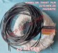 KABEL SR /TWIST/NFA2X 2X10X25M FAVORITE. 