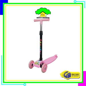MI-M95 Mainan Otopet Scooter Anak Otoped Kumbang Skuter Anak Roda 3 Bisa Lipat Lampu LED Roda Murah