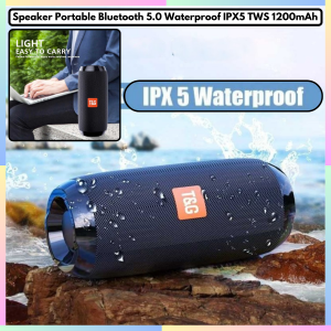 FAST DELIVERY T&G Speaker Portable Bluetooth Full Bass Outdoor Anti AIr Waterproof IPX5 TWS 1200mAh