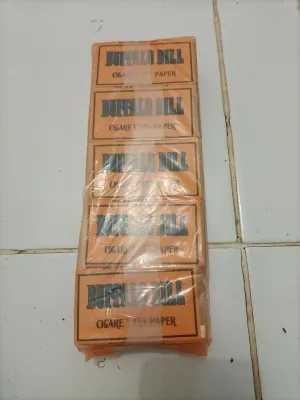 PAPIR BUFFALO STRIP KUNING 1 PAK ISI 10 IKAT