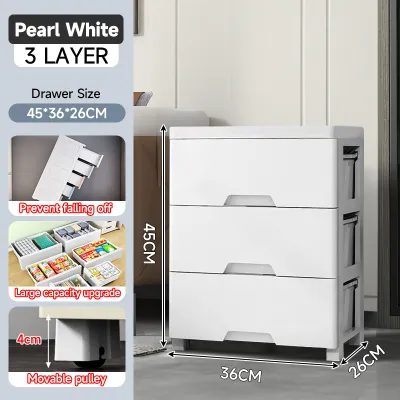 IMUTO Cabinet for clothes Thick organizer storage cabinet With Wheels Drawer Durabox storage for clothes