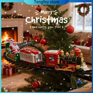 Electric Christmas train decorations gifts hanging decorations scene arrangements props Christmas tree decorations