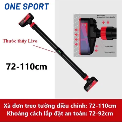 Xà đơn thép cao cấp treo tường gắn tường tiện lợi