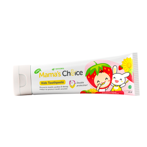 Mamas Choice Baby & Kids Toothpaste | Strawberry & Bubblegum | Organic Ecocert Certified