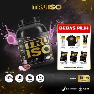Fitlife TRUISO 5 Lbs Whey Protein isolate Wpro Iso True Iso Susu Cutting