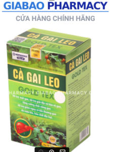 Viên uống giải độc gan Cà Gai Leo làm mát gan bảo vệ gan hỗ trợ hạ men gan