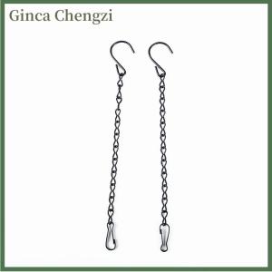 Ginca Chuỗi treo màu đen hoa nồi chim ăn đồ trang trí vườn cây treo